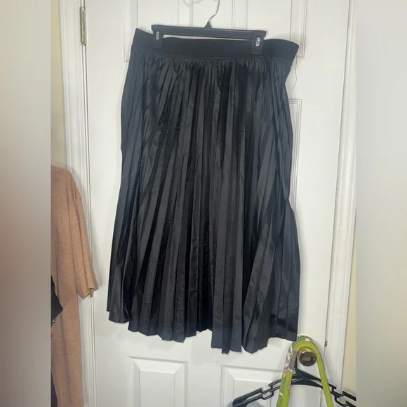 Elegant Black Pleated Light Weight Skirt by Mossimo - Picture 1 of 3